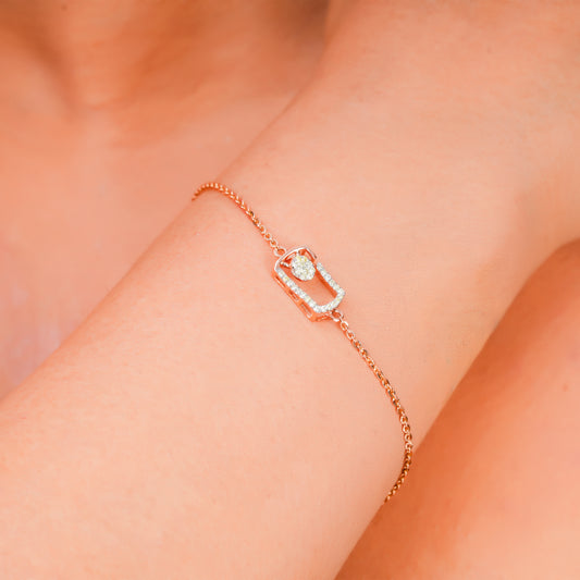 Slender Tennis Diamond Bracelet