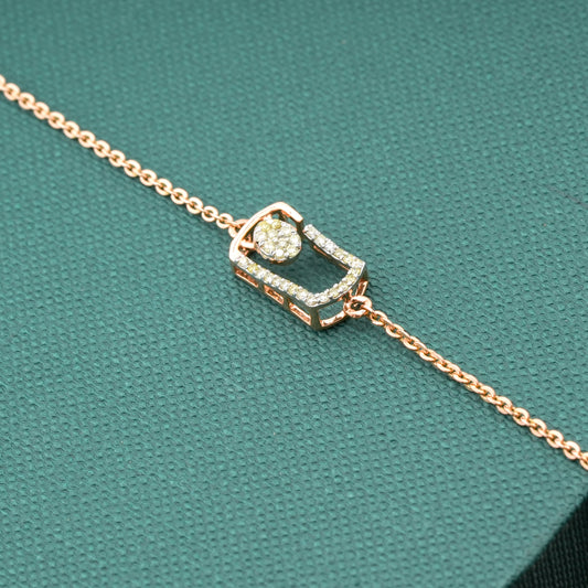 Slender Tennis Diamond Bracelet